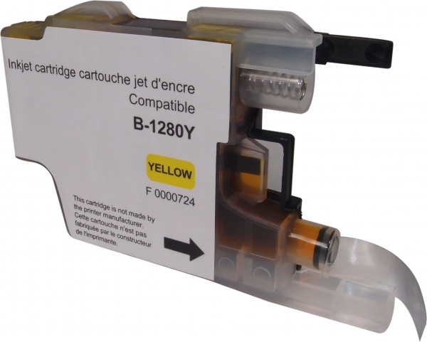 Cartouche compatible BROTHER LC-1280/LC-1240 jaune