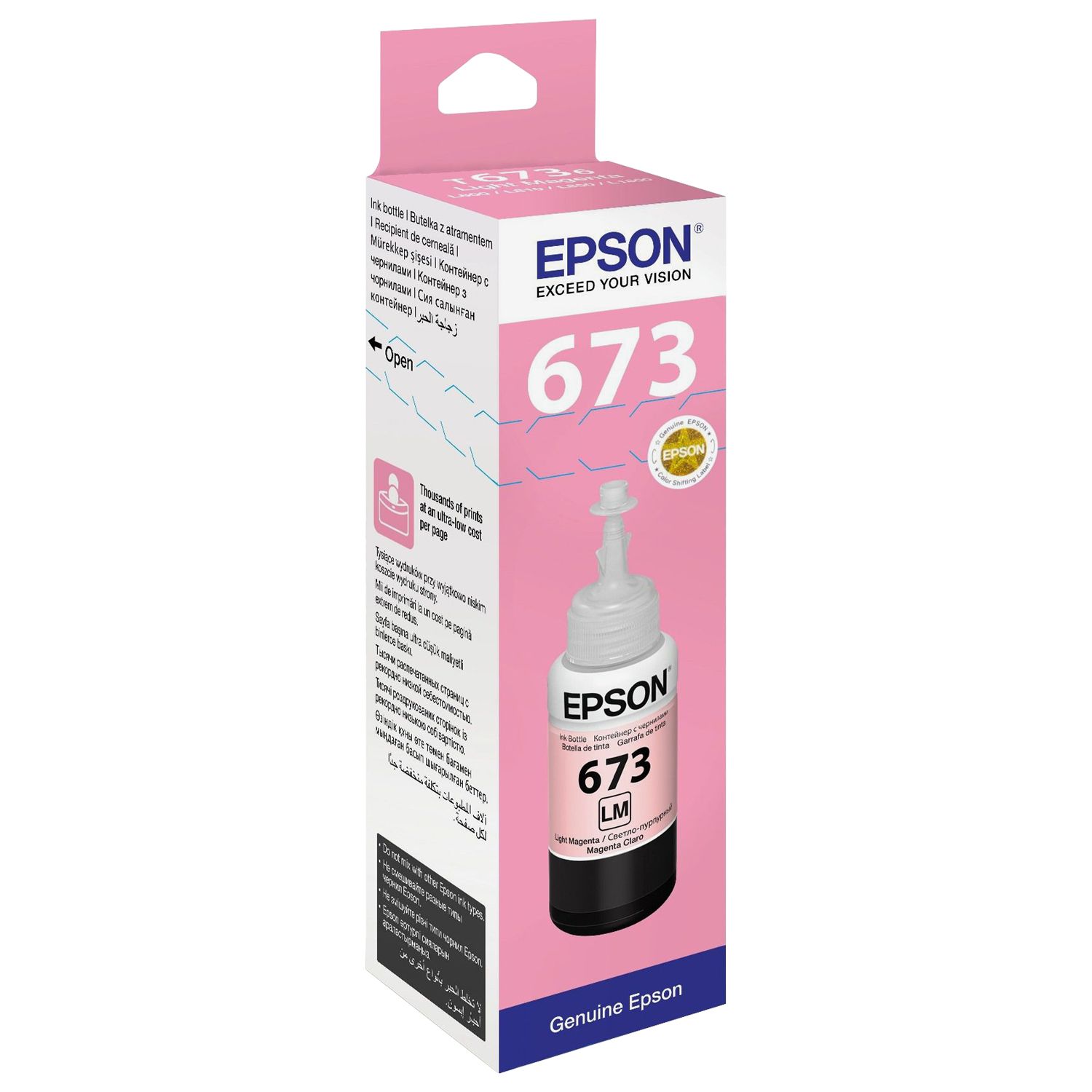 Epson cartouche encre T6736 (C13T67364A) magenta clair