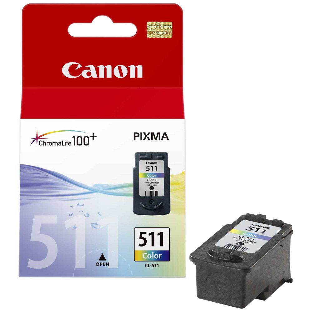 ✓ Canon cartouche encre CL-511 couleur couleur en stock - 123CONSOMMABLES