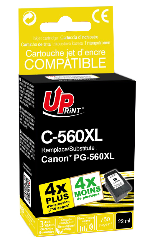 Canon PG-560XL+CL-561XL Noir(e) / Cyan / Magenta / Jaune Value Pack