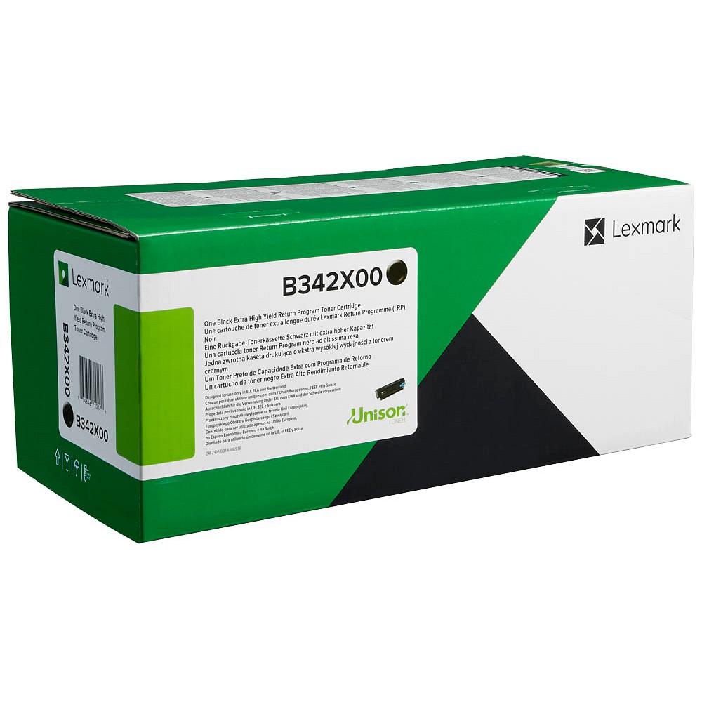 Lexmark toner B342X00 noir