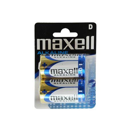 Maxell Lot de 2 piles alcalines LR20 D