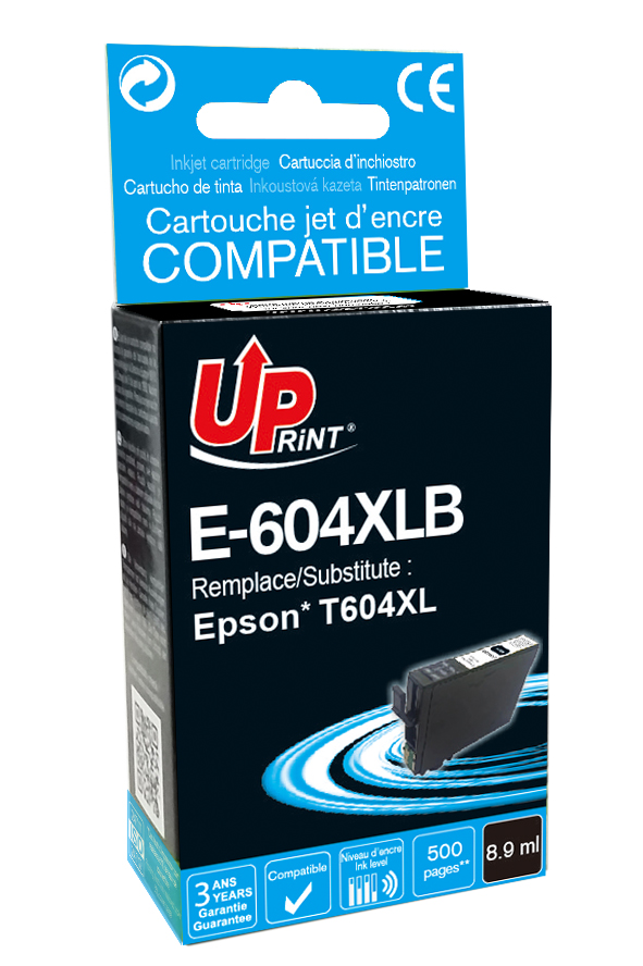 Cartouche PREMIUM compatible avec EPSON  604XL noir