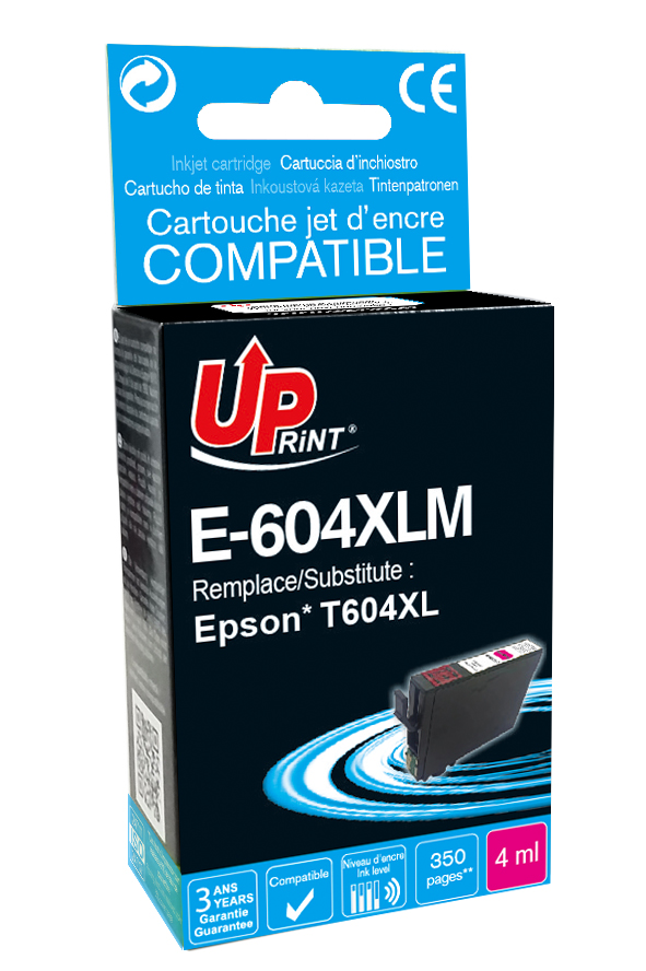 Cartouche encre UPrint compatible EPSON 604XL magenta