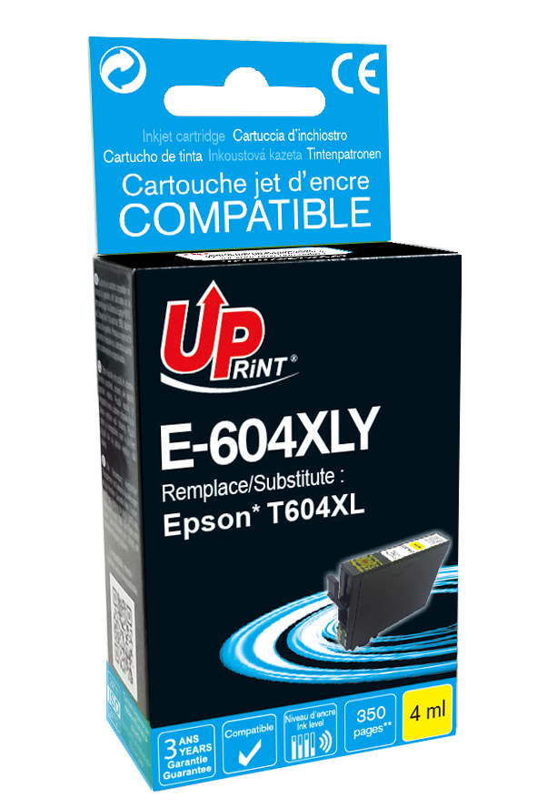 Cartouche encre UPrint compatible EPSON 604XL jaune