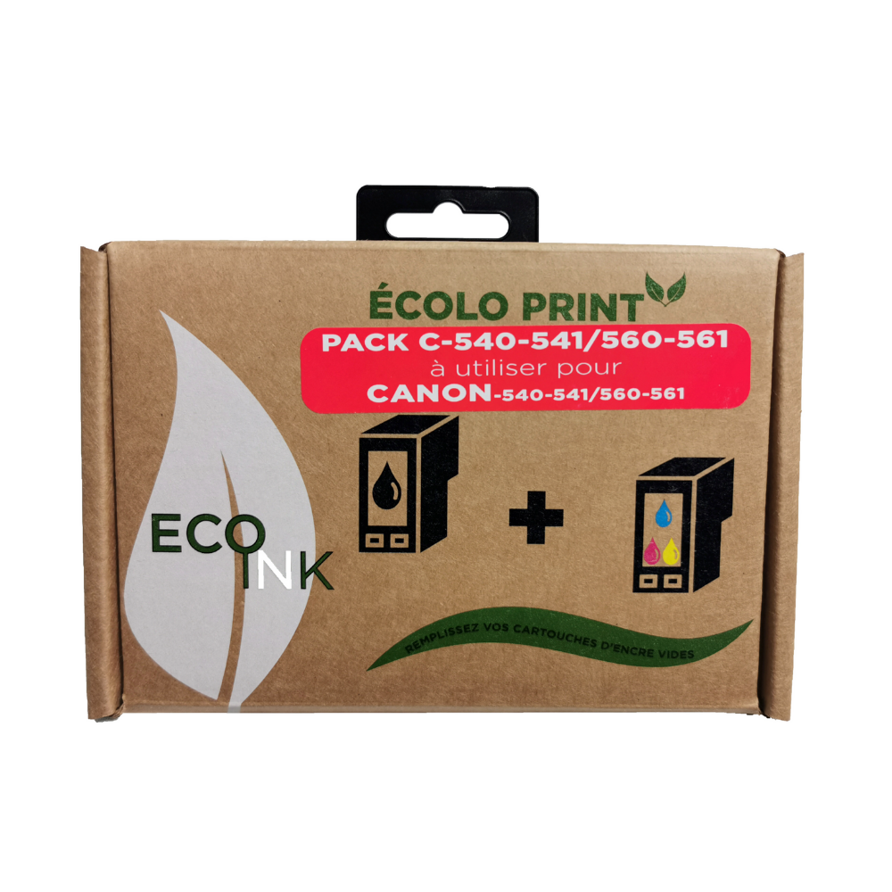 ECO-Ink Kit Recharge Canon 540/541 (4 recharges)
