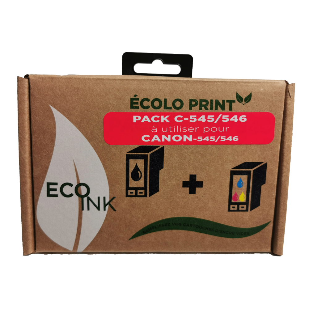 ECO-Ink Kit Recharge CANON 545/546 (4 recharges)