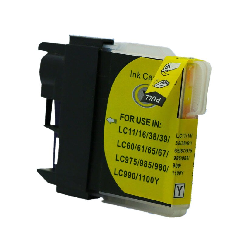 Cartouche compatible BROTHER LC1100 jaune