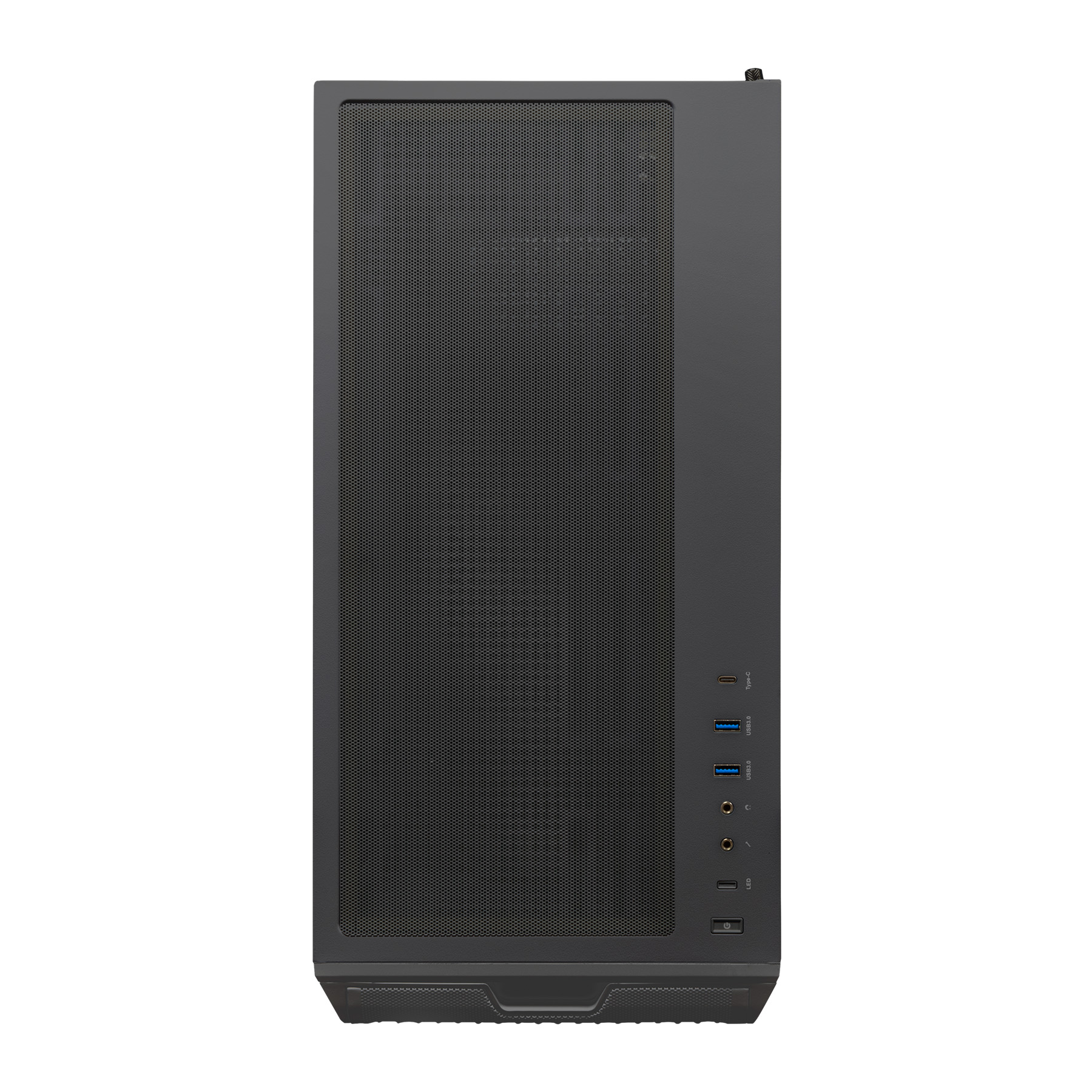 Abysm Danube Kamp BX300 Boîtier Tour Noir ATX, ITX, Micro ATX - Côté Verre Trempé - 3,5" et 2,5" - USB-A, USB-C et Audio - 4 Ventilateurs ARGB installés - Supporte le Refroidissement Liquide