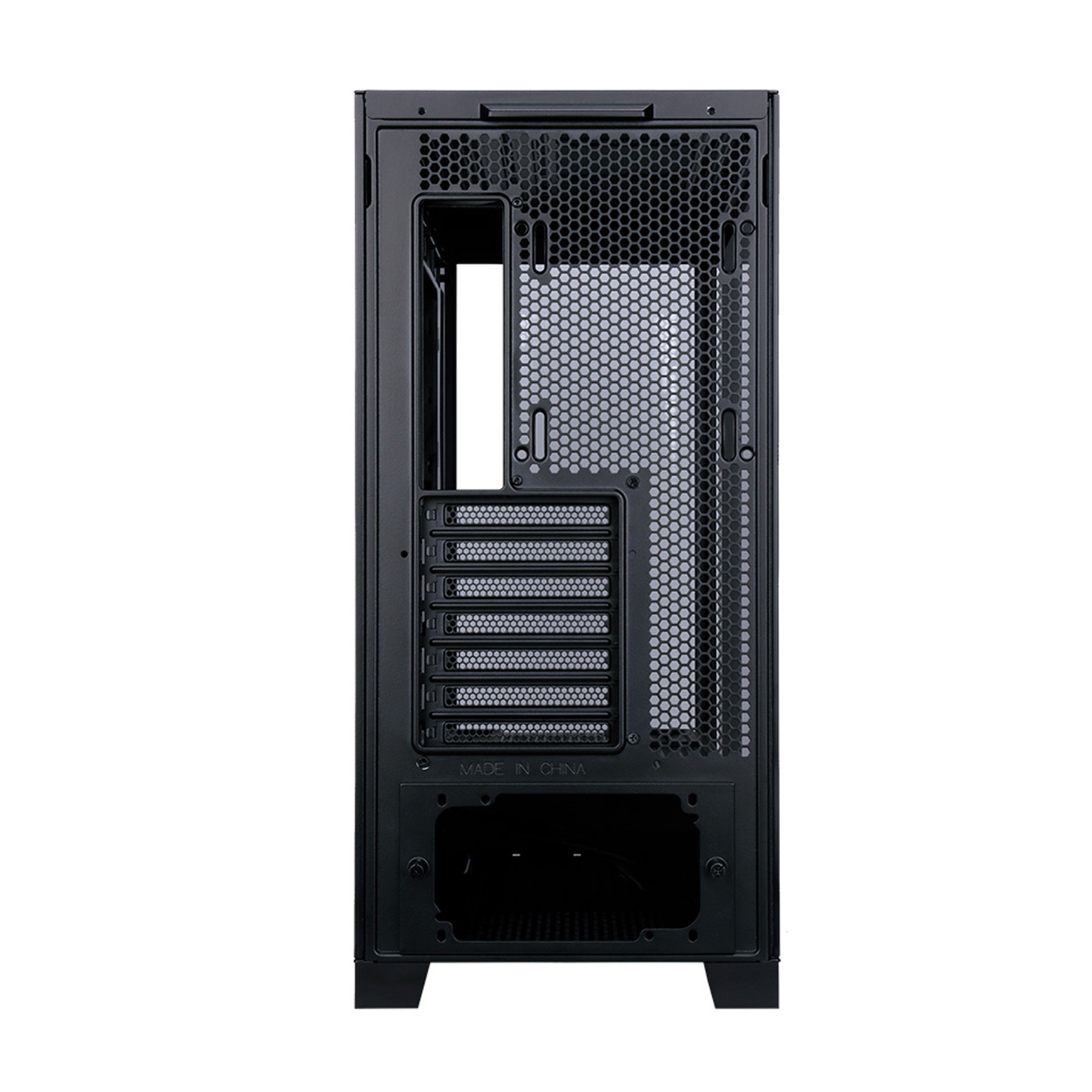 Abysm Danube Sava H500 Boîtier tour ATX, ITX, Micro ATX noir - Verre trempé latéral et avant - 3,5" et 2,5" - USB-A, USB-C et audio - 4 ventilateurs ARGB installés - Supporte le refroidissement liquide