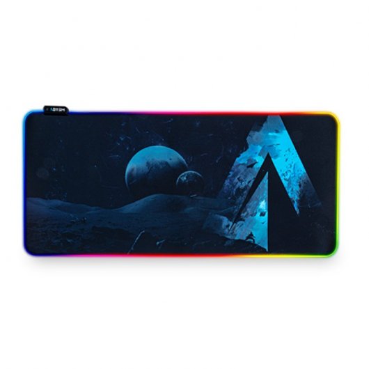 Abysm Gaming Covenant RGB Gaming Mouse Pad XXL - Éclairage RGB - Antidérapant - Taille 900x420x4mm