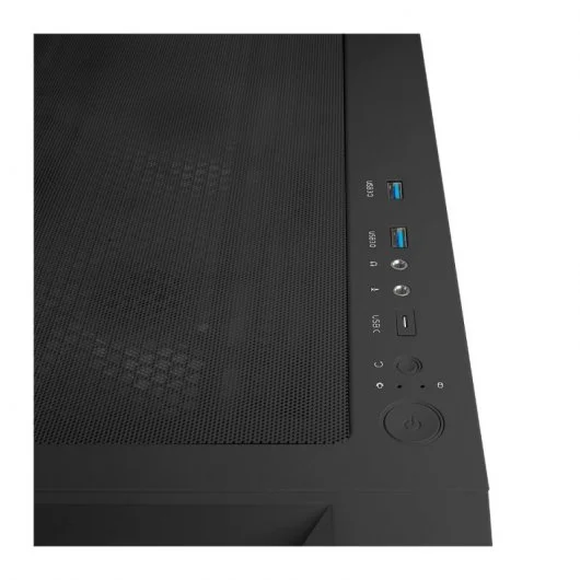 Abysm Gaming Danube Mura BX300 ARGB ATX, EATX, ITX, boîtier tour micro ATX - Côté Verre Trempé - 3,5" et 2,5" - USB-C 3.2, USB-A 3.2 et Audio - 4 Ventilateurs ARGB Installés - Prend en Charge le Refroidissement Liquide