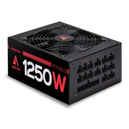 Abysm Gaming Morpheo Alimentation 80 Plus Or Modulaire 1250W ATX - PFC Actif - Ventilateur 140mm