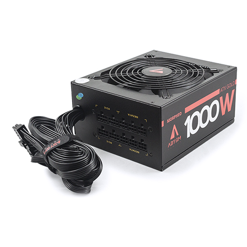 Abysm Gaming Morpheo Alimentation 80 Plus Platine Semi Modulaire 1000W ATX - PFC Actif - Ventilateur 140mm