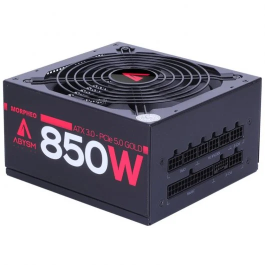 Abysm Gaming Morpheo G2 Alimentation 850W 80 Plus Gold ATX Modulaire 850W - PFC Actif - Ventilateur 140mm