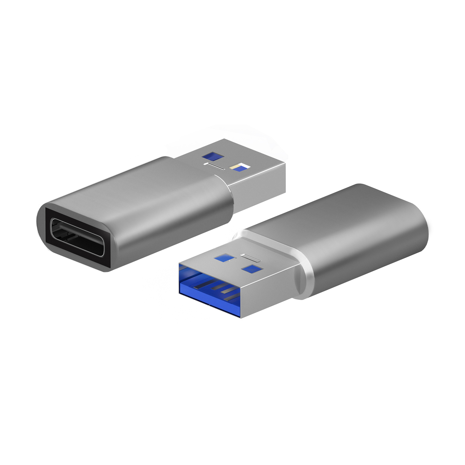 Adaptateur Aisens Mini USB 3.2 Gen2/USB 2.03A - Type USB-C/HA/M - Couleur Gris