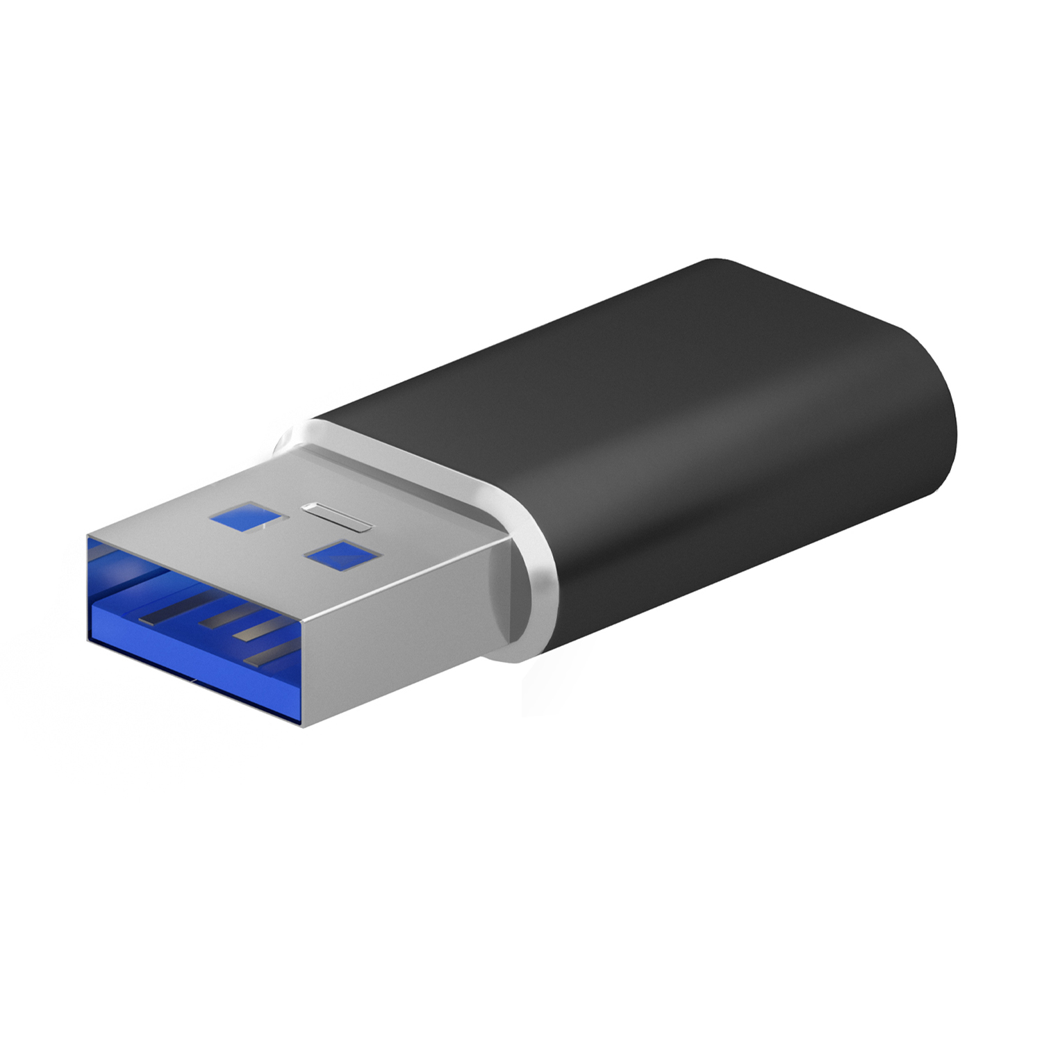 Adaptateur Aisens Mini USB 3.2 Gen2/USB 2.03A - Type USB-C/HA/M - Couleur noire