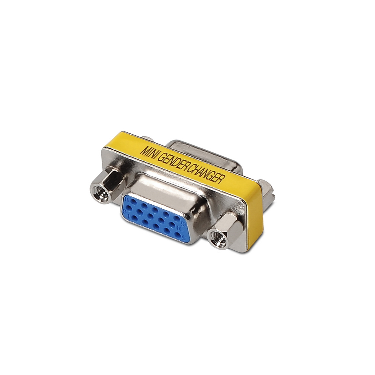 Adaptateur Aisens SVGA - HDB15/H-HDB15/H - Couleur Jaune