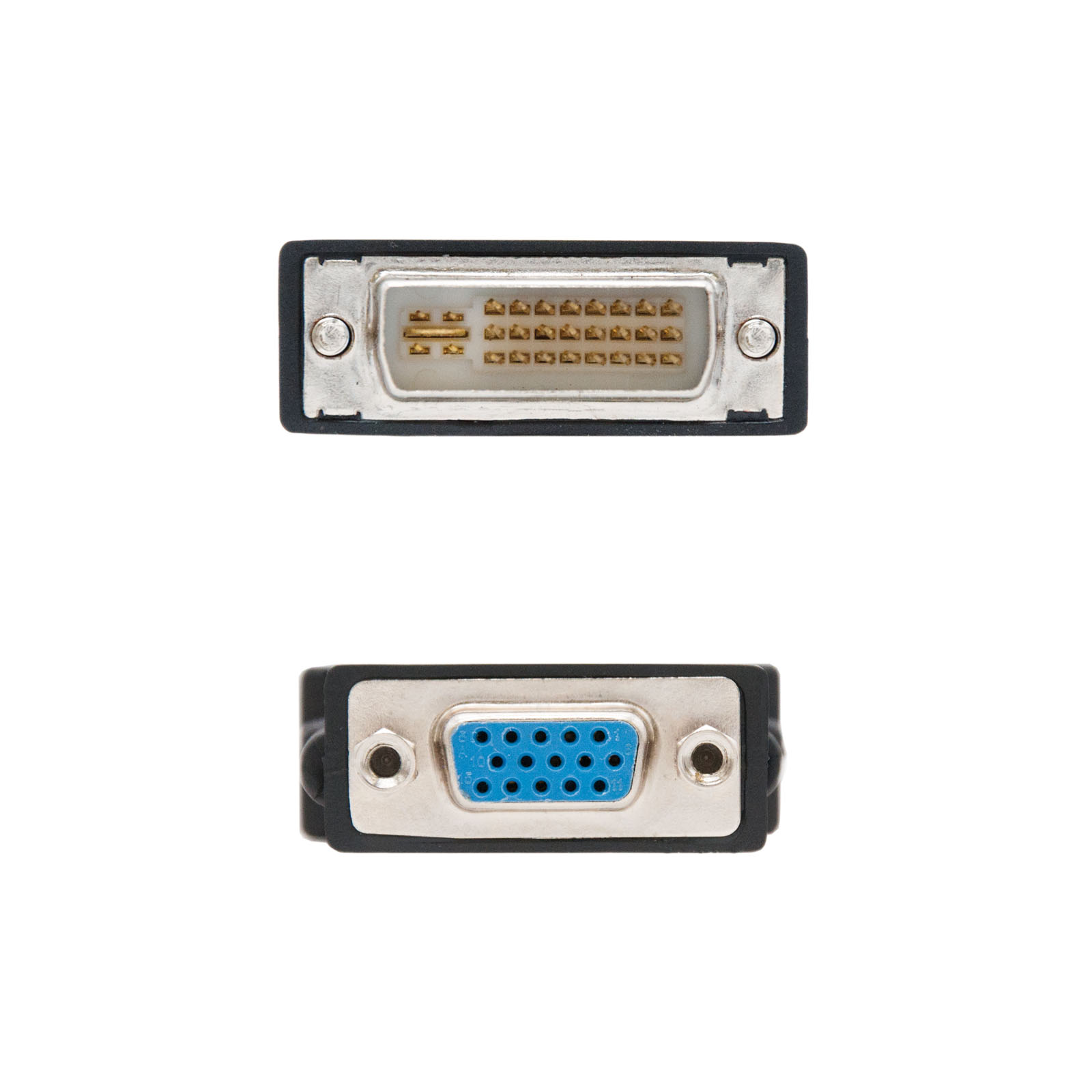 Adaptateur Nanocable DVI vers SVGA - 24+5/M-HDB15/H - Couleur Noir