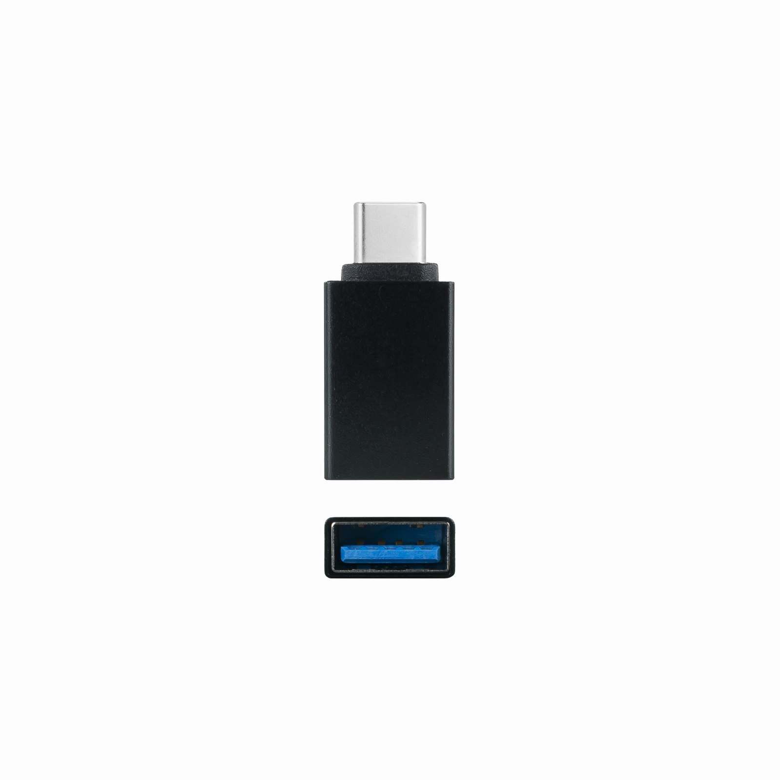 Adaptateur Nanocable USB-C vers USB 3.1 - USB-C/M-USB-A/H - Aluminium - Couleur Noir