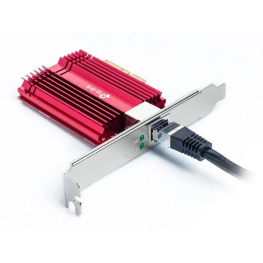 Adaptateur réseau TP-Link TX401 PCIe 3.0 - Connexion réseau 10 Go - Comprend un câble Ethernet CAT6A de 1,50 m