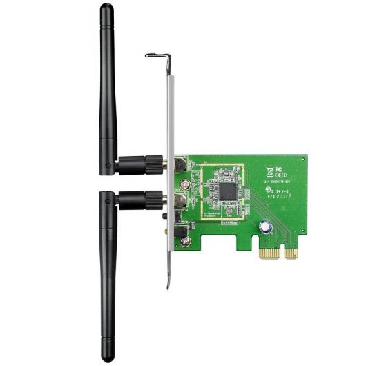 Adaptateur Wi-Fi Asus PCE-N15 11n 300Mbps PCI-e N300 - 2 Antennes Externes - Profil Bas