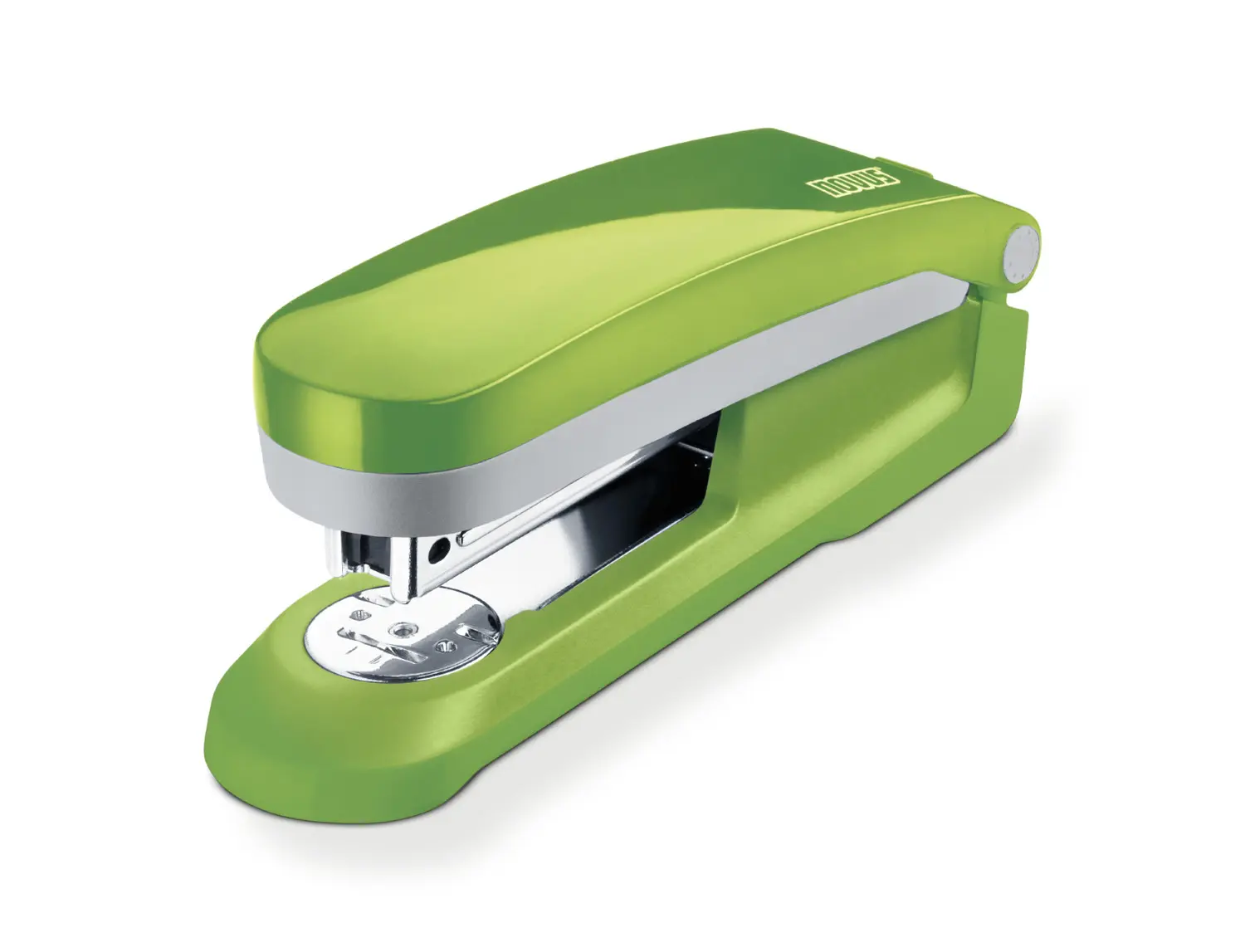 Agrafeuse Novus Evolution E 25 Fresh + Boite de 200 Agrafes 24h/24 et 6j/7 - Jusqu'à 25 Feuilles - Agrafage Fermé, Ouvert et Cloué - Coloris Vert