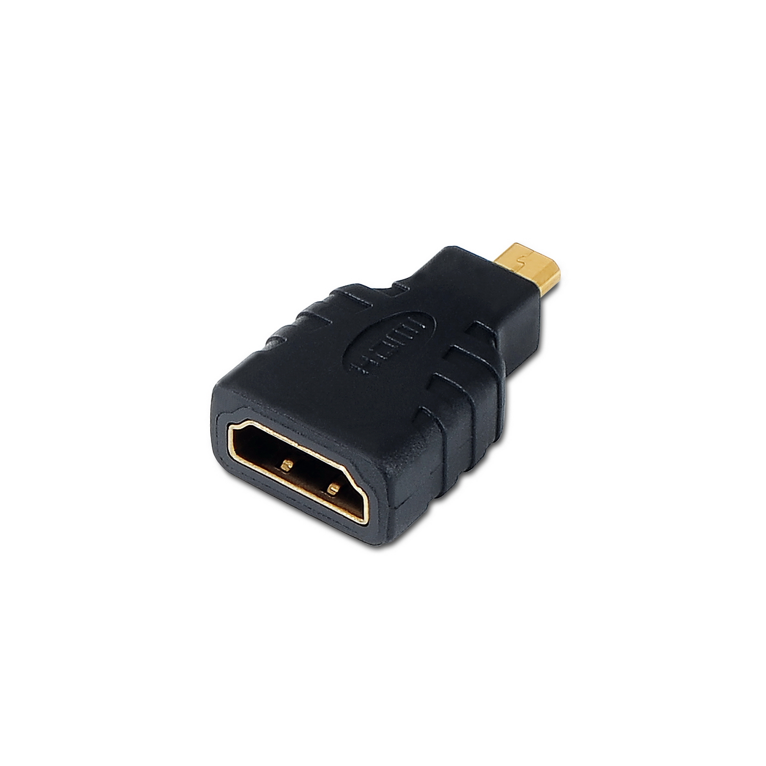 Aisens Adaptateur HDMI vers Micro HDMI - A Femelle-HDMI D/Mâle pour Tablette ou Appareil Photo Numérique - Couleur Noir