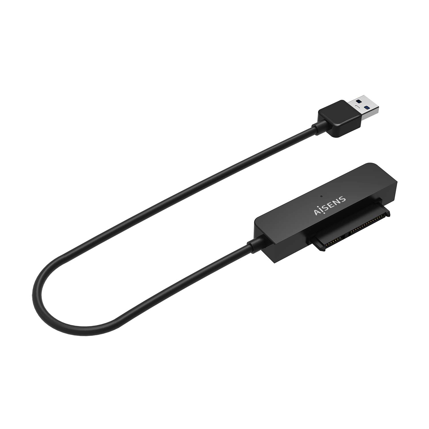Aisens ASE-25A03B Adaptateur SATA vers USB-A USB 3.0/USB3.1 Gen1 pour disques durs 2,5" - Noir