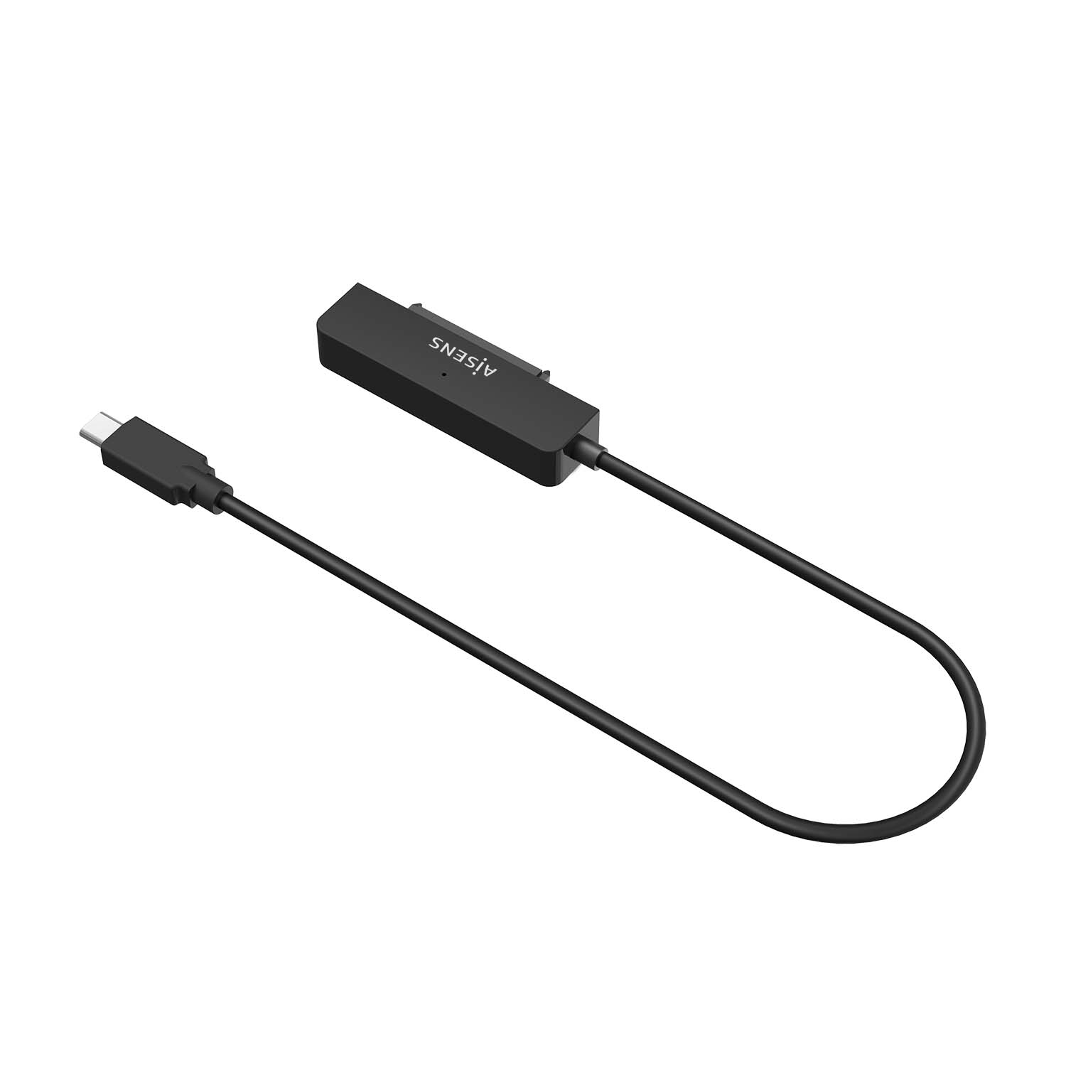 Aisens ASE-25C04B Adaptateur SATA vers USB-C USB 3.0/USB3.1 Gen1 pour disques durs 2,5" - Noir