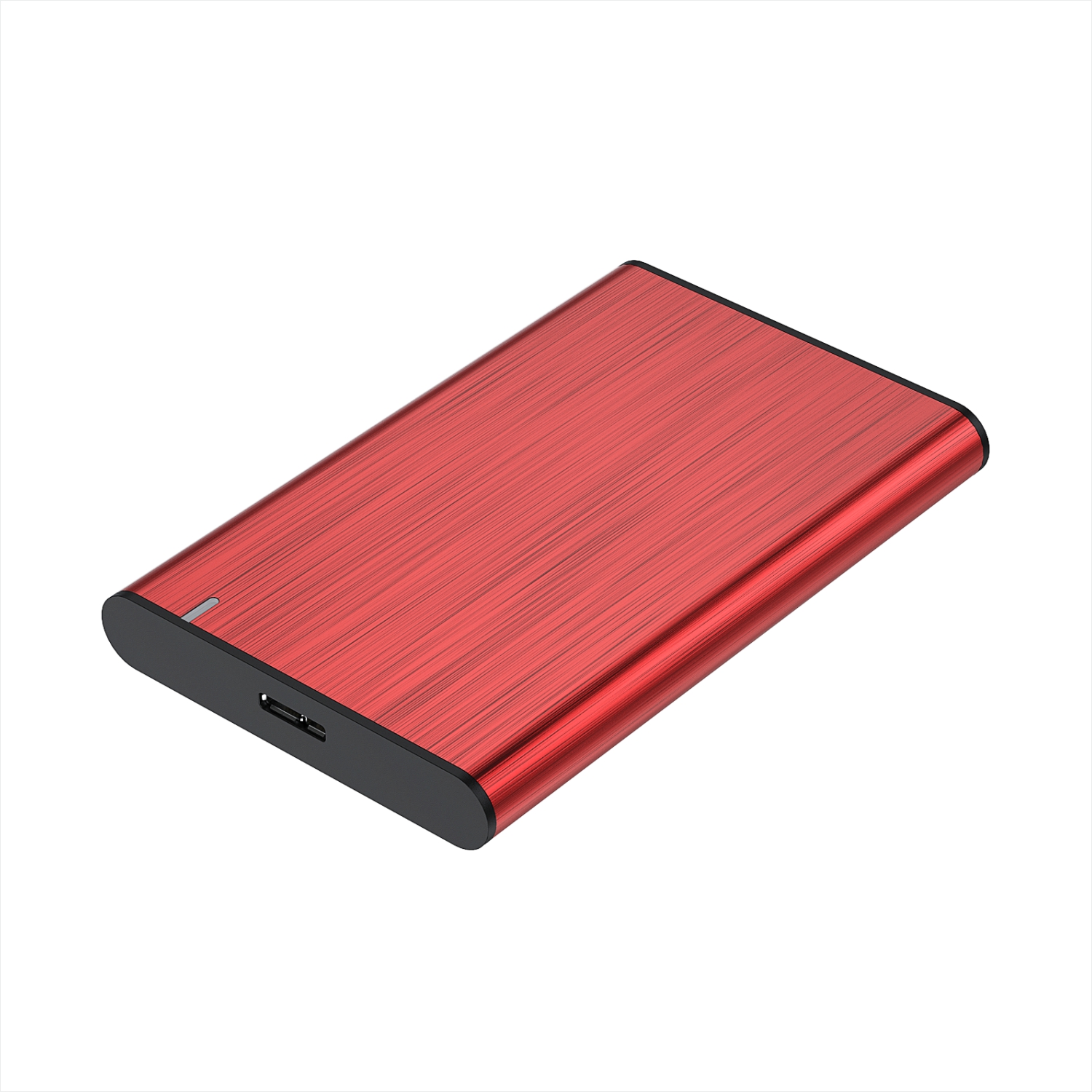 Aisens Boîtier Externe 2.5" pour Disques Durs 9.5mm SATA I - II et III vers USB 3.0/USB 3.1 GEN1 - Couleur Rouge