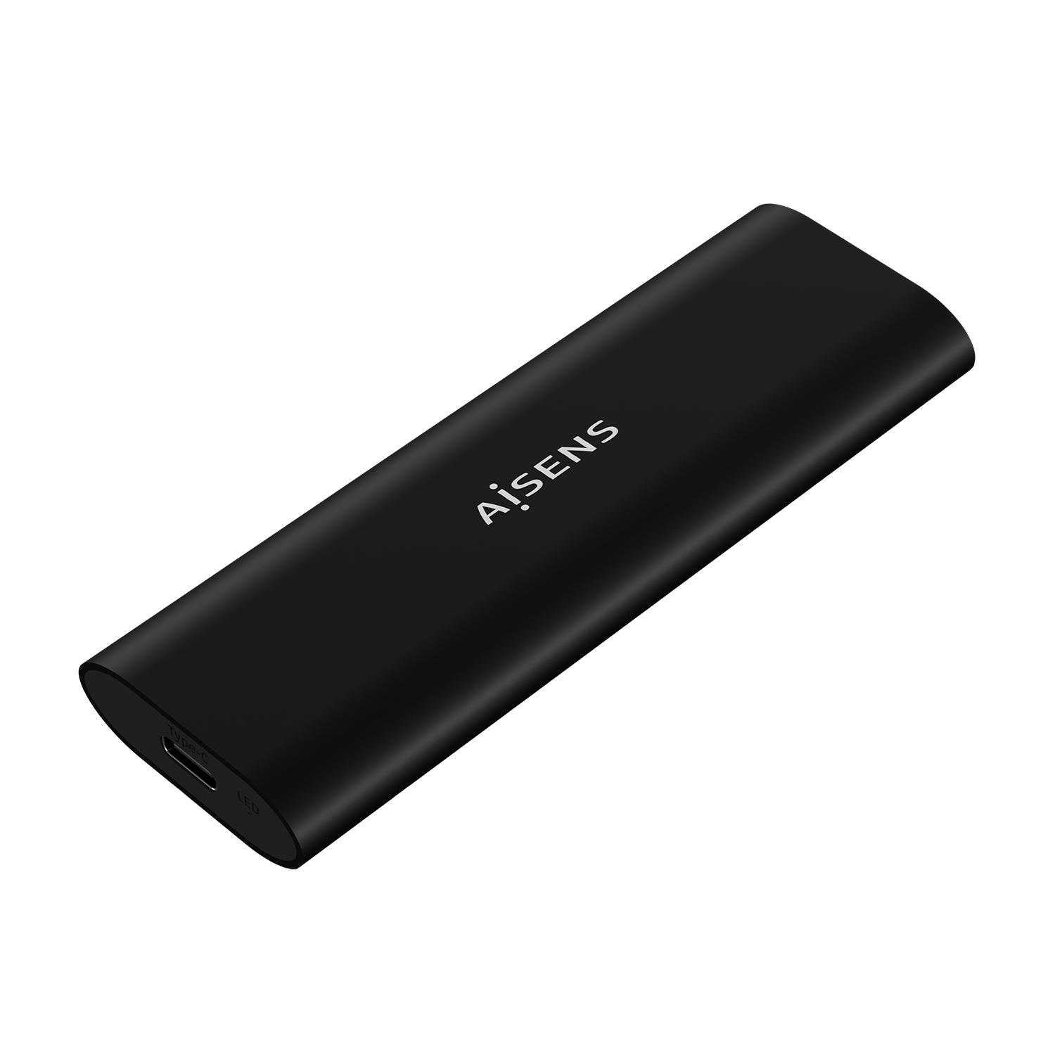 Aisens Boîtier Externe M.2 (NGFF) pour M.2 SATA/NVME SSD vers USB3.1 GEN2 - Couleur Noire