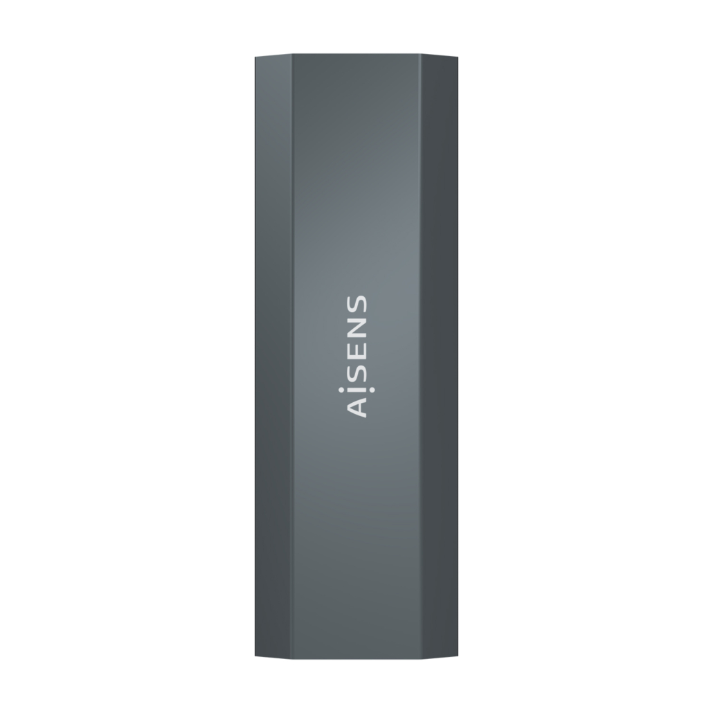 Aisens Boîtier Externe M.2 (NGFF) - SATA/NVMe vers Usb3.1 Gen2 - Couleur Gris