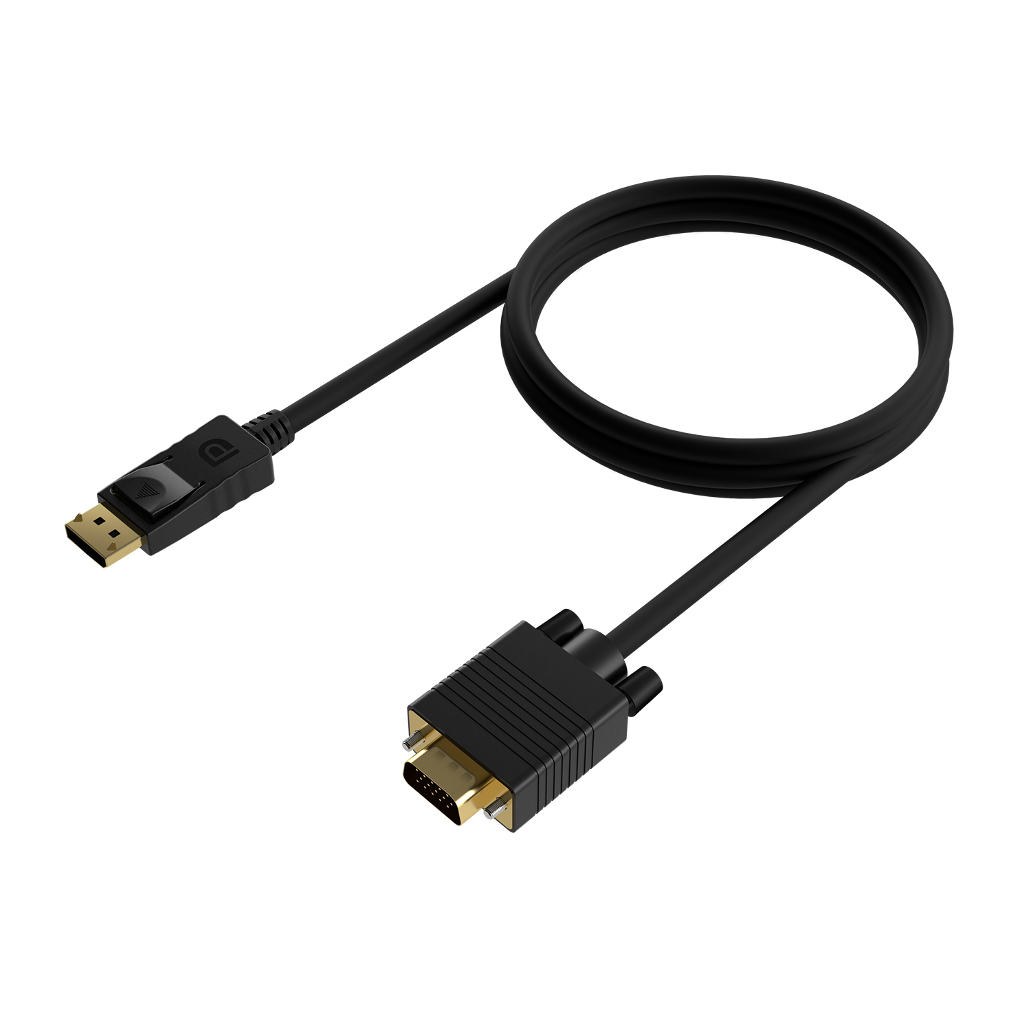 Aisens Câble Convertisseur DisplayPort vers VGA - DP/M-VGA/M - 1.0M - Couleur Noire