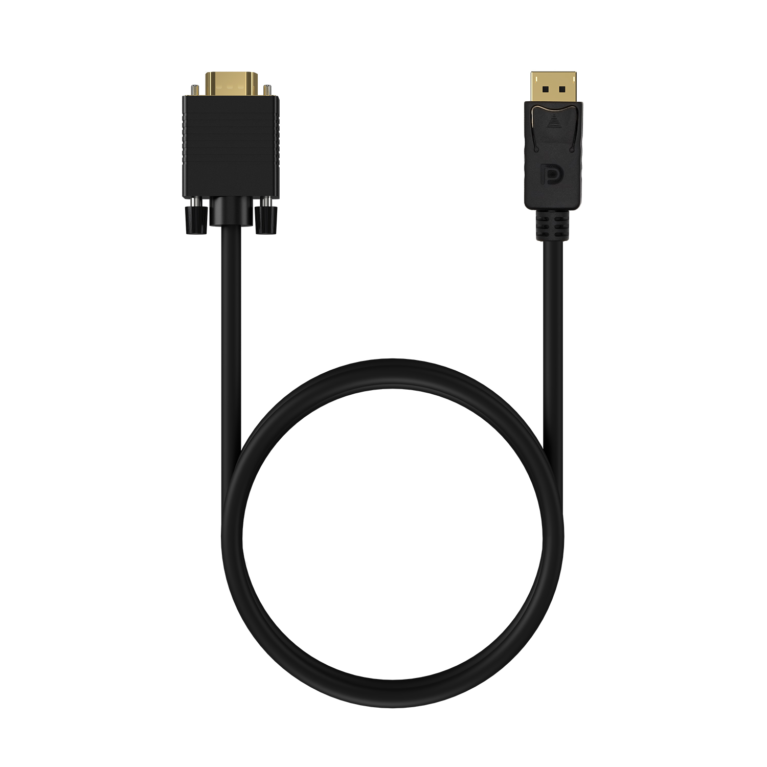 Aisens Câble Convertisseur DisplayPort vers VGA - DP/M-VGA/M - 1.0M - Couleur Noire
