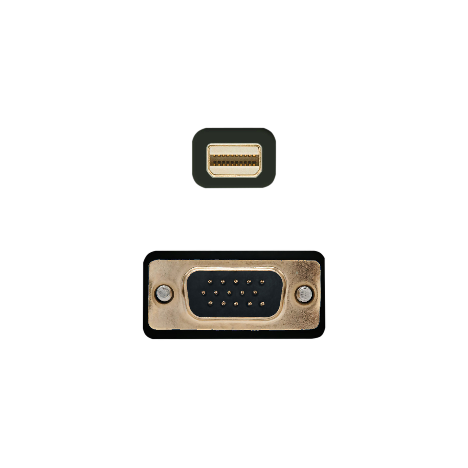 Aisens Câble Convertisseur Mini Displayport vers VGA - Mini DP/M-VGA/M - 2.0m - Couleur Noir