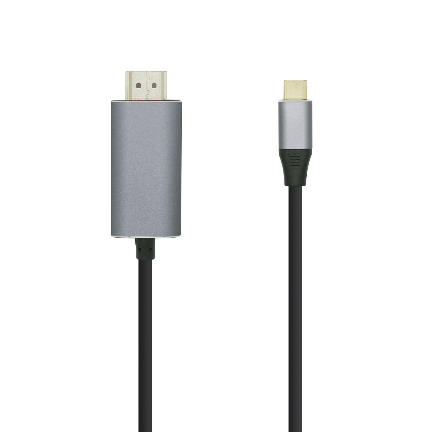 Aisens Câble Convertisseur USB-C vers HDMI 4K@60HZ - USB-C/M-HDMI/M - 0.8M - Couleur Noire