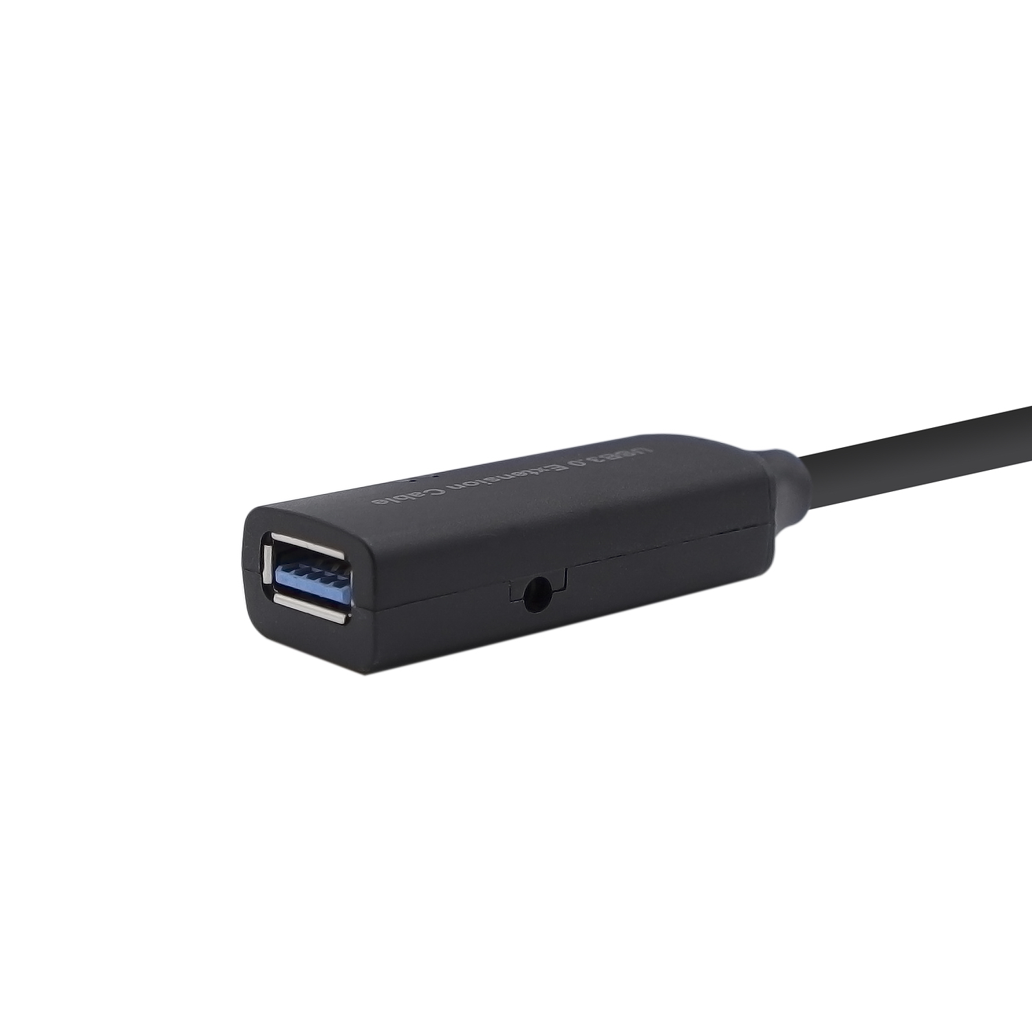 Aisens Câble d'Extension USB 3.0 avec Amplificateur et Alimentation - Type A/MA/H - 15m - Couleur Noir