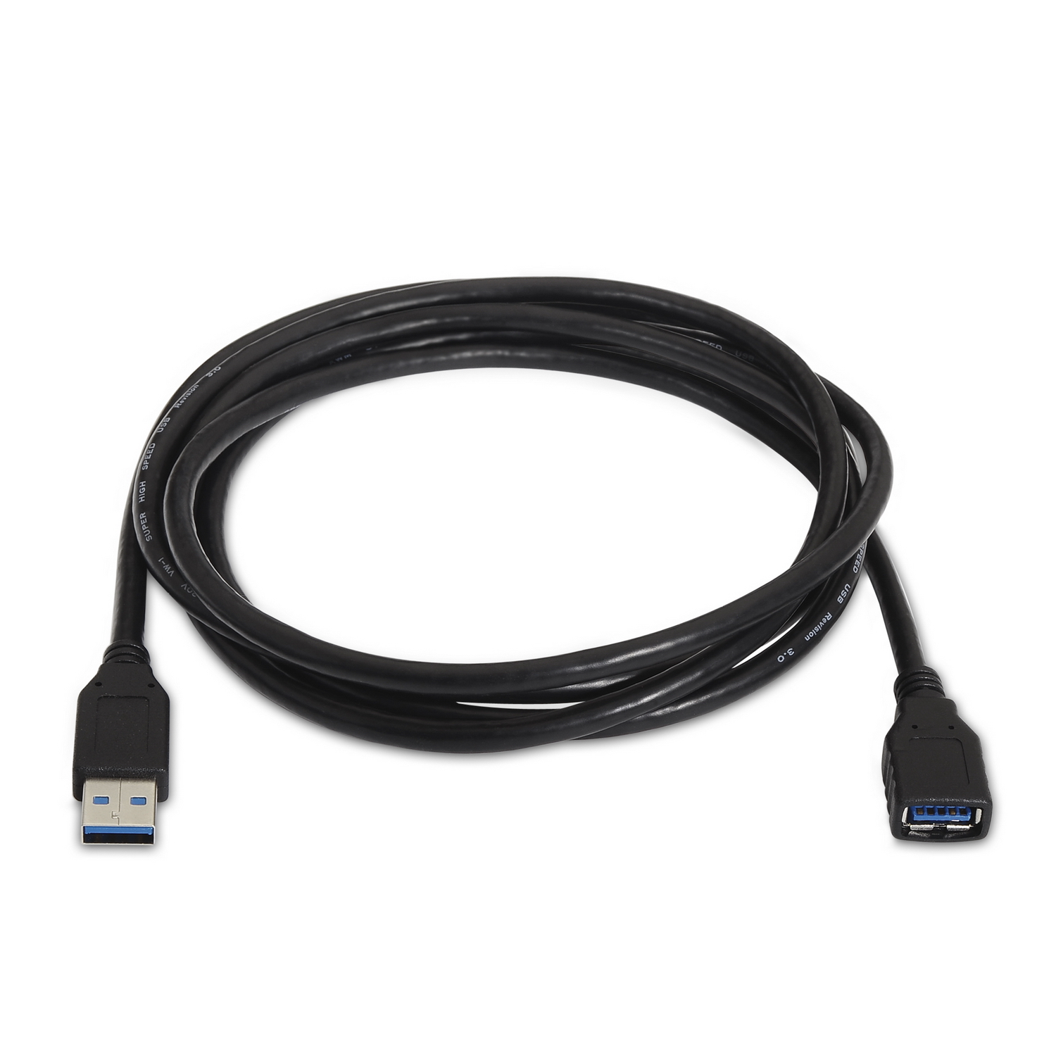 Aisens Câble d'Extension USB 3.0 - Type A Mâle vers A Femelle - 2.0m - Couleur Noir