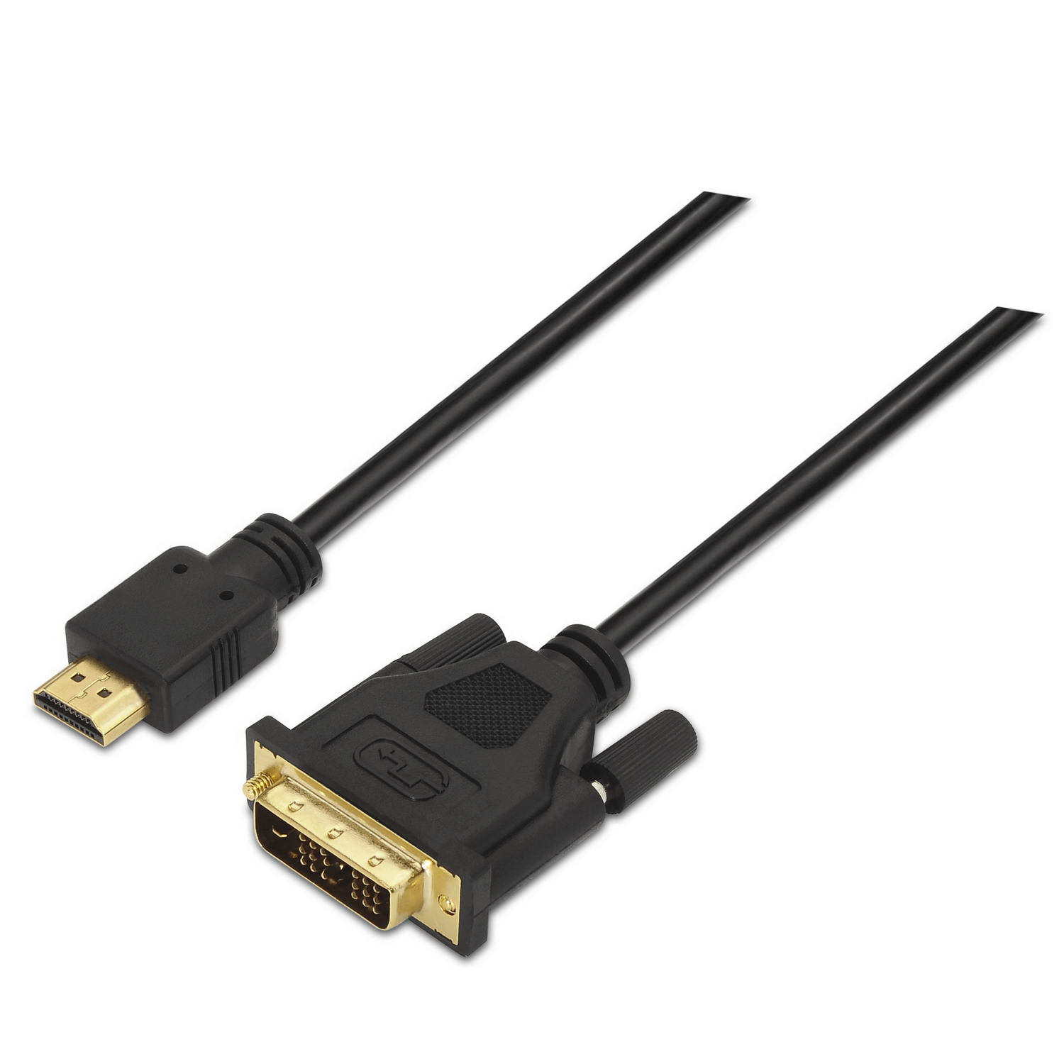 Aisens Câble DVI vers HDMI - DVI18+1/Male-HDMI A Male - 1.8m - Full HD - Couleur Noir