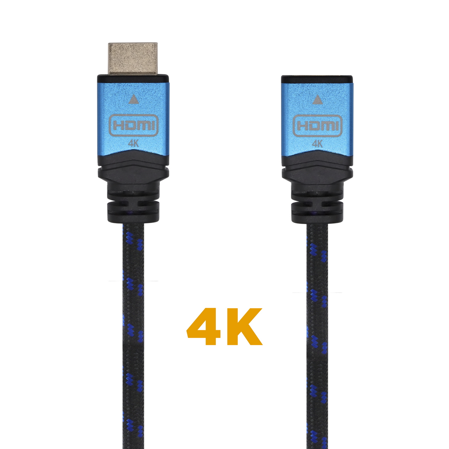 Aisens Câble Extender HDMI V2.0 Premium Haute Vitesse / HEC 4K@60Hz 18Gbps - A/MA/H - 1.0M - Couleur Noir
