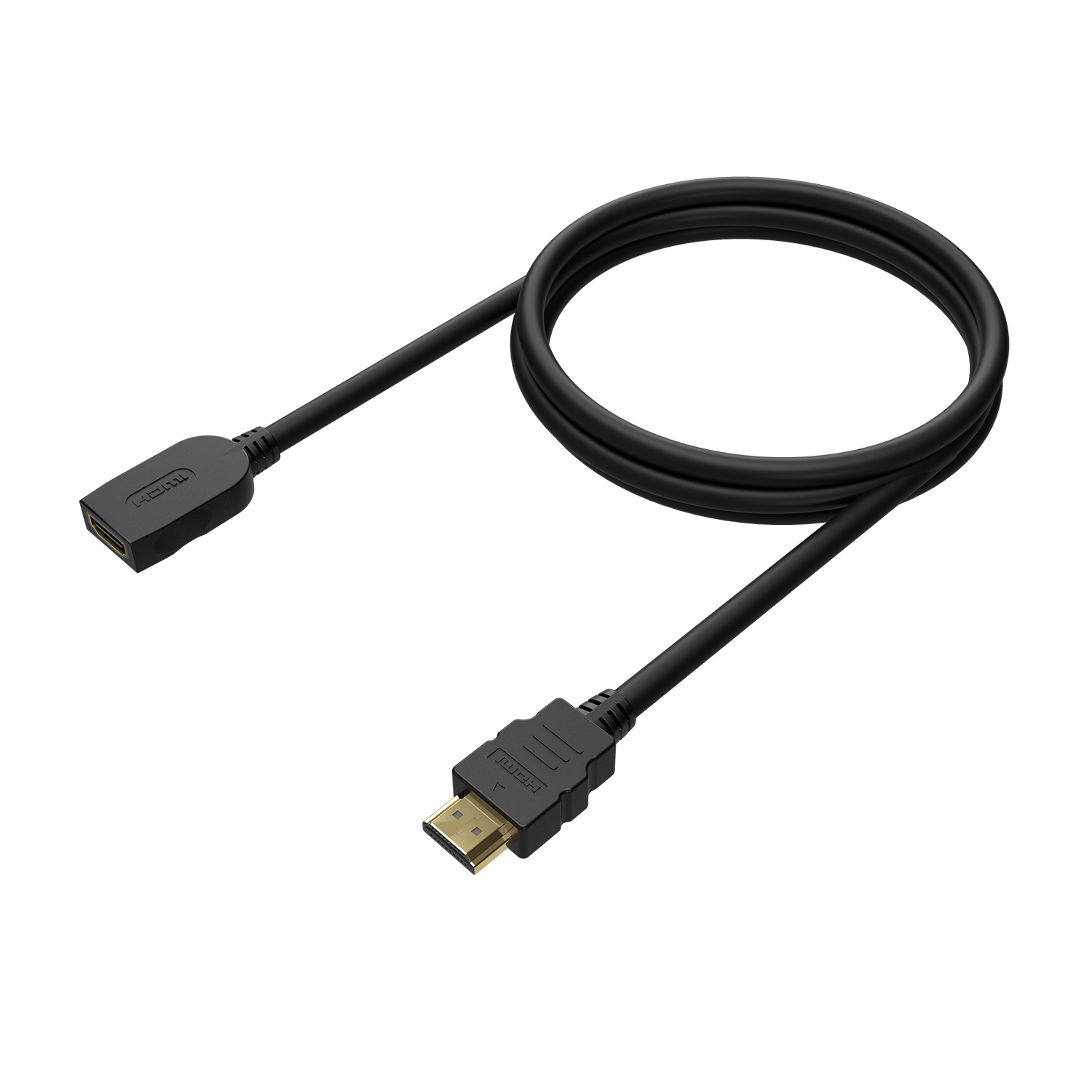 Aisens Câble Extender HDMI V2.0 Premium Haute Vitesse / HEC 4K@60HZ 18GBPS - A/MA/H - 1.0M - Couleur Noir