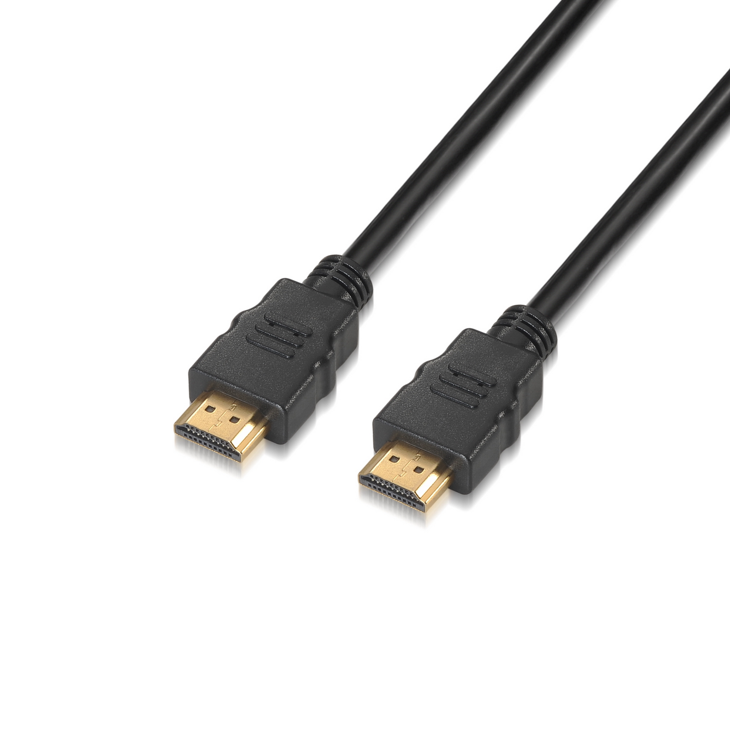 Aisens Câble HDMI 2.0 Certifié 4K HDR 60Hz Premium Mâle vers Mâle - Ultra HD 3D ARC - 4K - 0.5m - Couleur Noir
