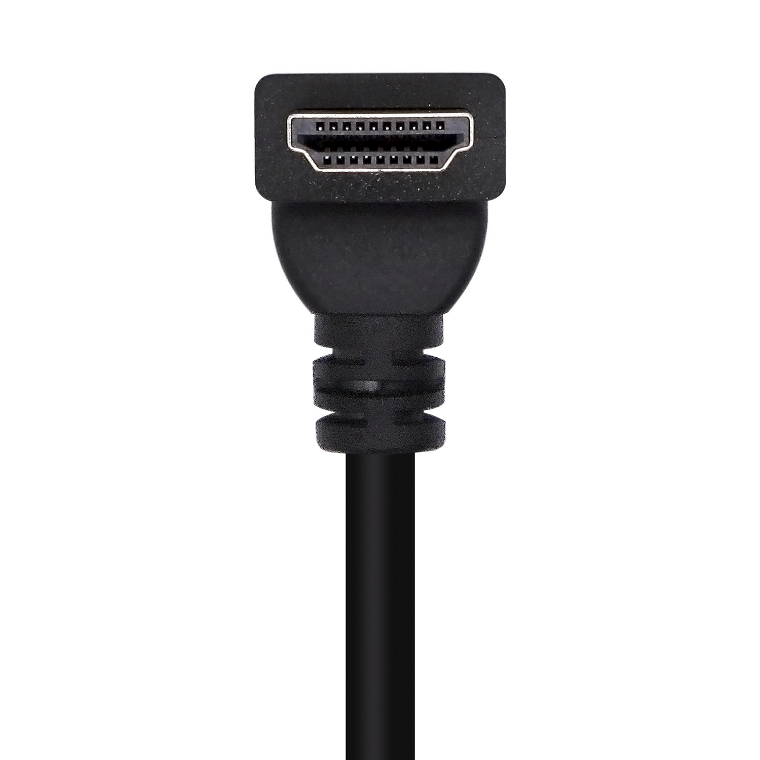 Aisens Câble HDMI V2.0 Coudé Premium Haute Vitesse / HEC 4K@60Hz 18Gbps - A/MA/M - 1.0M - Couleur Noir