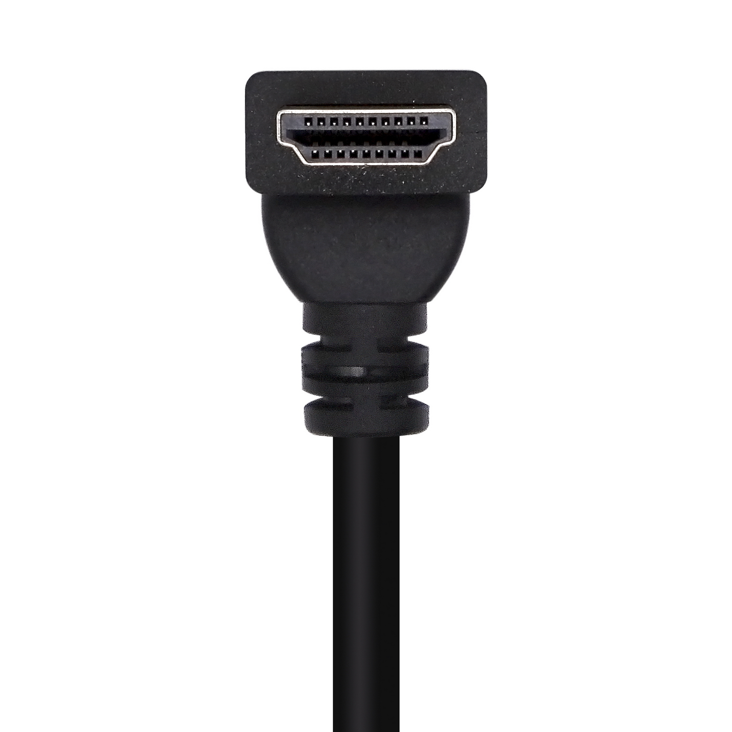 Aisens Câble HDMI V2.0 Coudé Premium Haute Vitesse / HEC 4K@60Hz 18Gbps - A/MA/M - 2.0M - Couleur Noir