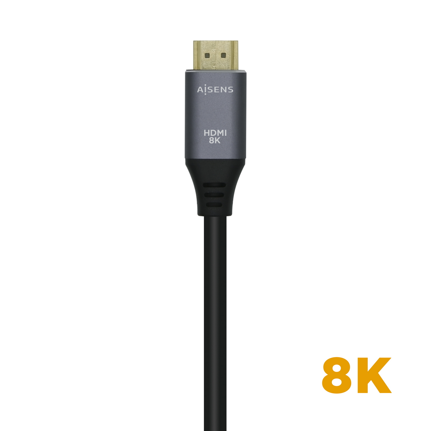 Aisens Câble HDMI V2.1 Ultra Haute Vitesse 8K@60Hz 48Gbps - A/MA/M - 0.5m - Couleur Noir