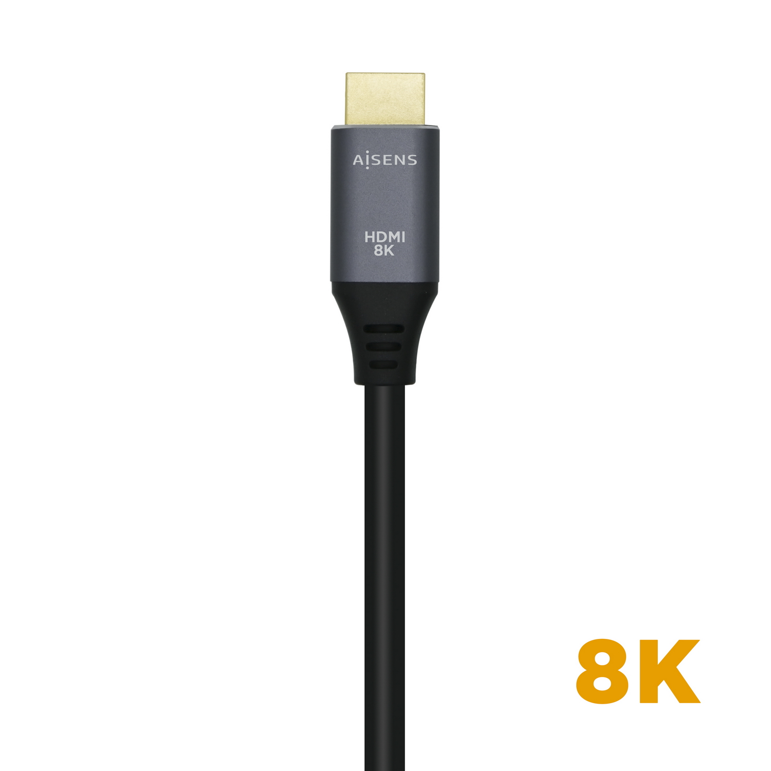 Aisens Câble HDMI V2.1 Ultra Haute Vitesse 8K@60Hz 48Gbps - A/MA/M - 0.5m - Couleur Noir