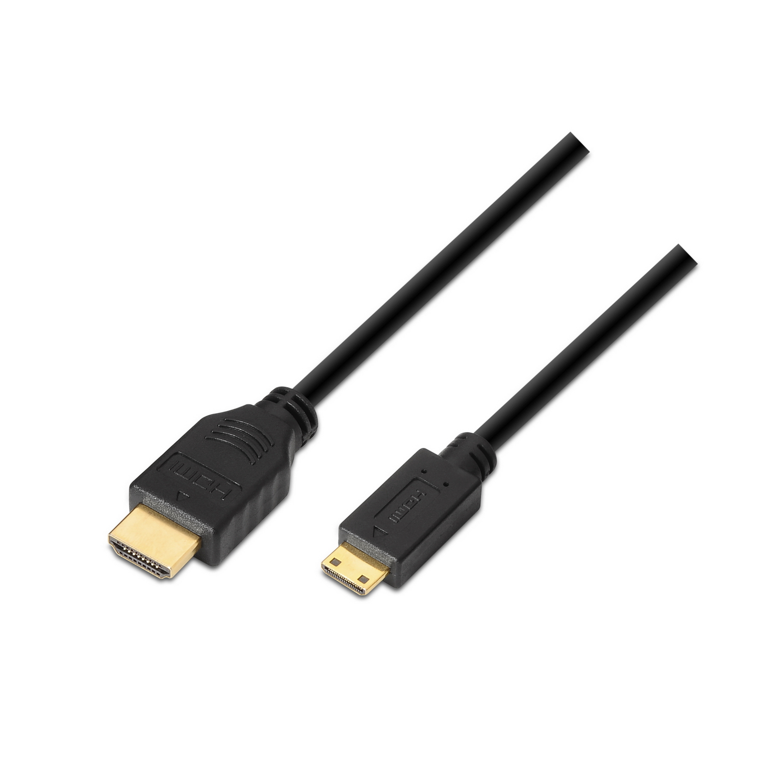Aisens Câble HDMI vers Mini HDMI Haut Débit / HEC - A Male-C/Male - 1.8m - Compatibilité 3D et Ethernet - Couleur Noir