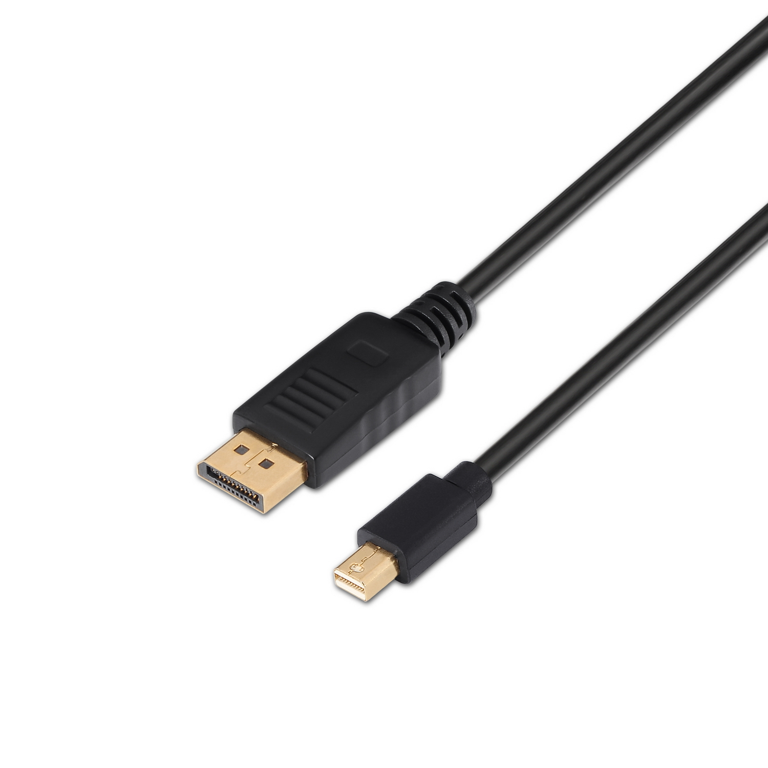 Aisens Câble Mini DP vers Displayport V1.2 4K@60Hz - mDP/M-DP/M - 2.0m - 4K - Couleur Noir