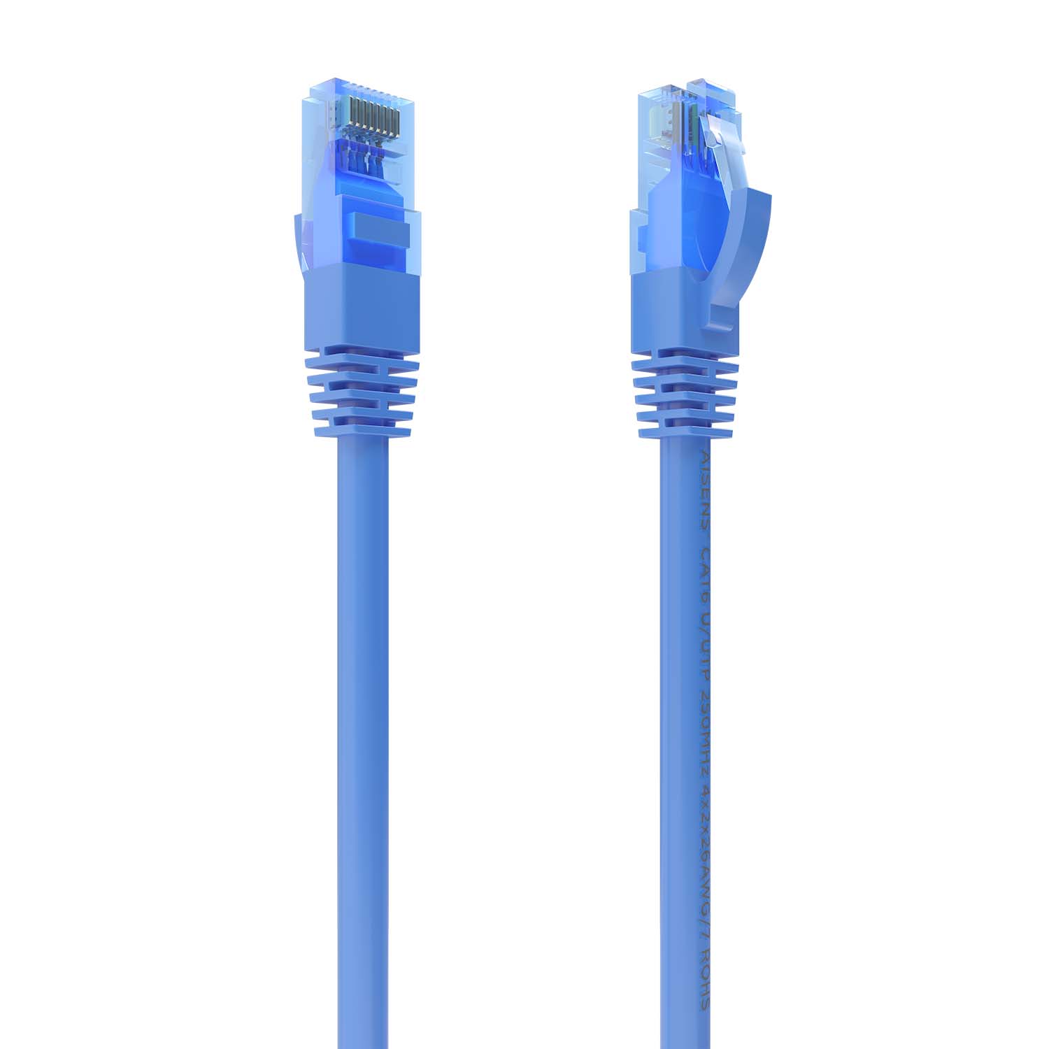 Aisens Câble réseau Cordon de brassage RJ45 Cat.6 UTP AWG26 CCA - 1,5 m - Couleur bleue